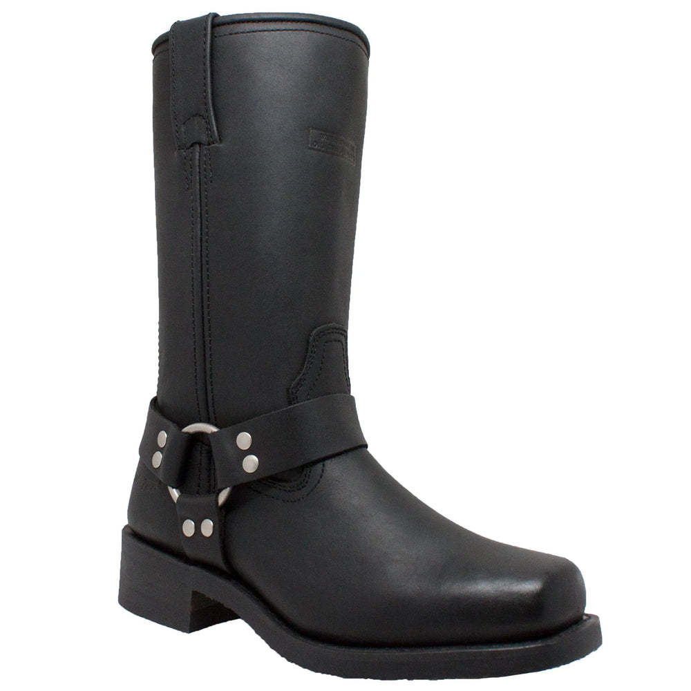 2442 Women's Harness Boot-Black Women's Motorcycle Boots Virginia City Motorcycle Company Apparel 