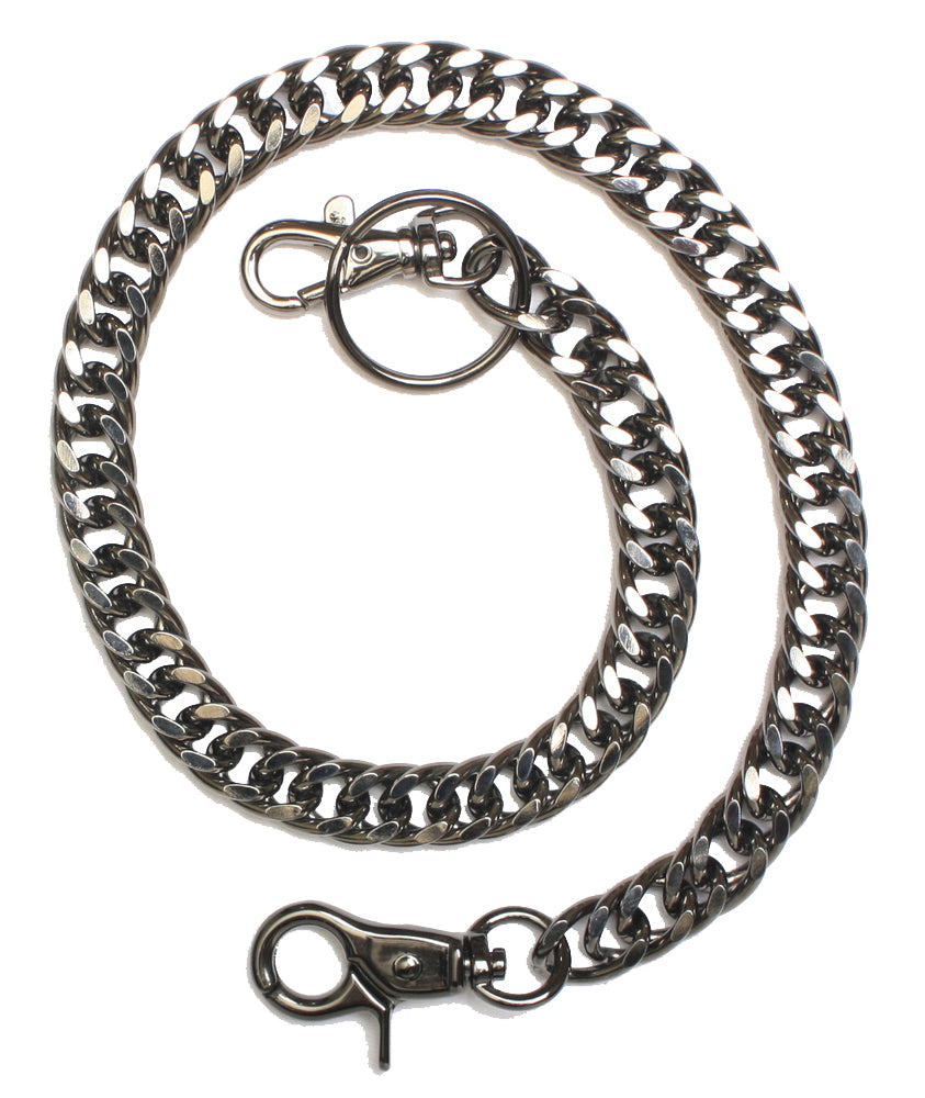 J2002 20-Inch Gun Metal Wallet Chain Wallet Chains/Key Leash Virginia City Motorcycle Company Apparel 