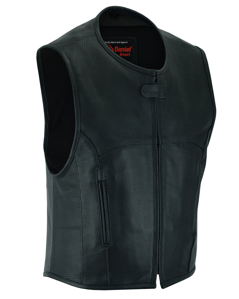 DS004 Men's Updated Perforated SWAT Team Style Vest Men's Vests Virginia City Motorcycle Company Apparel 