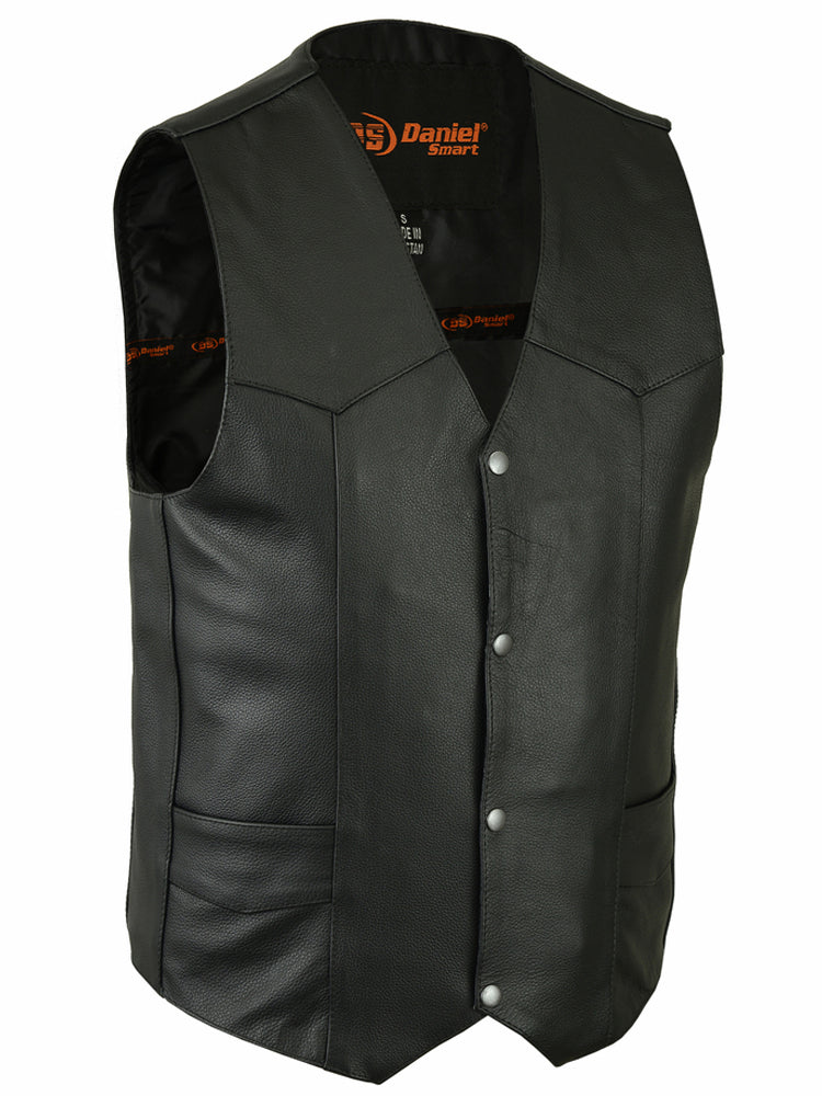DS109 Men's Traditional Light Weight Vest Men's Vests Virginia City Motorcycle Company Apparel 
