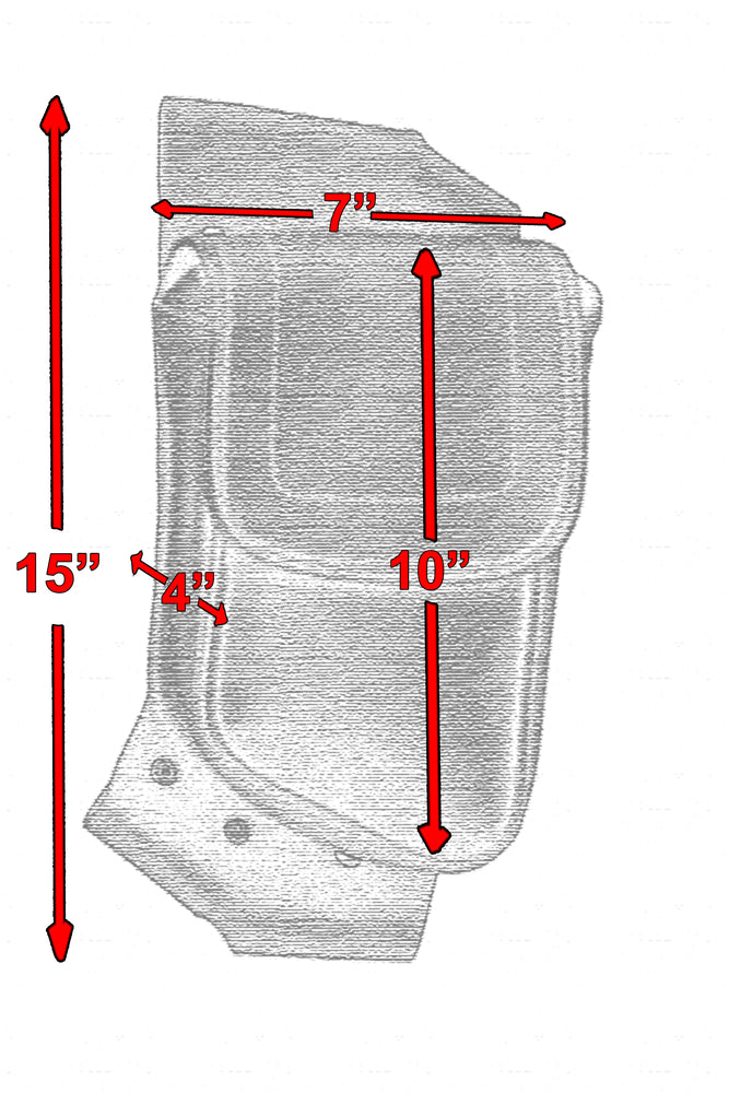 DS5827L Crash Bar Bag - Left Side Crash Bar Bags Virginia City Motorcycle Company Apparel 