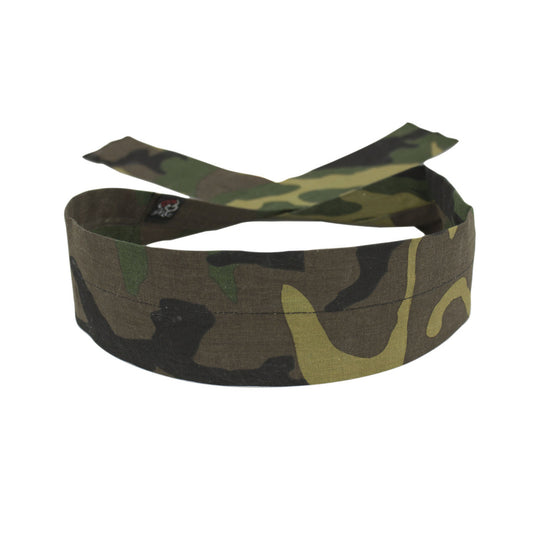 D118 Cooldanna Woodland Camo Head/Neck/Sleeve Gear Virginia City Motorcycle Company Apparel 