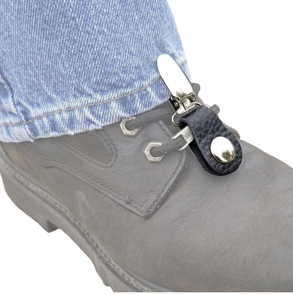 J122-4 Boot Clips Navy Boot Clips Virginia City Motorcycle Company Apparel 