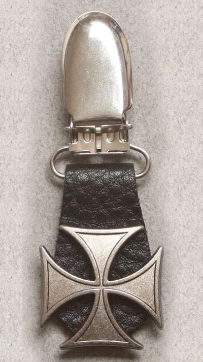 J122-8 Boot Clips Iron Cross Boot Clips Virginia City Motorcycle Company Apparel 