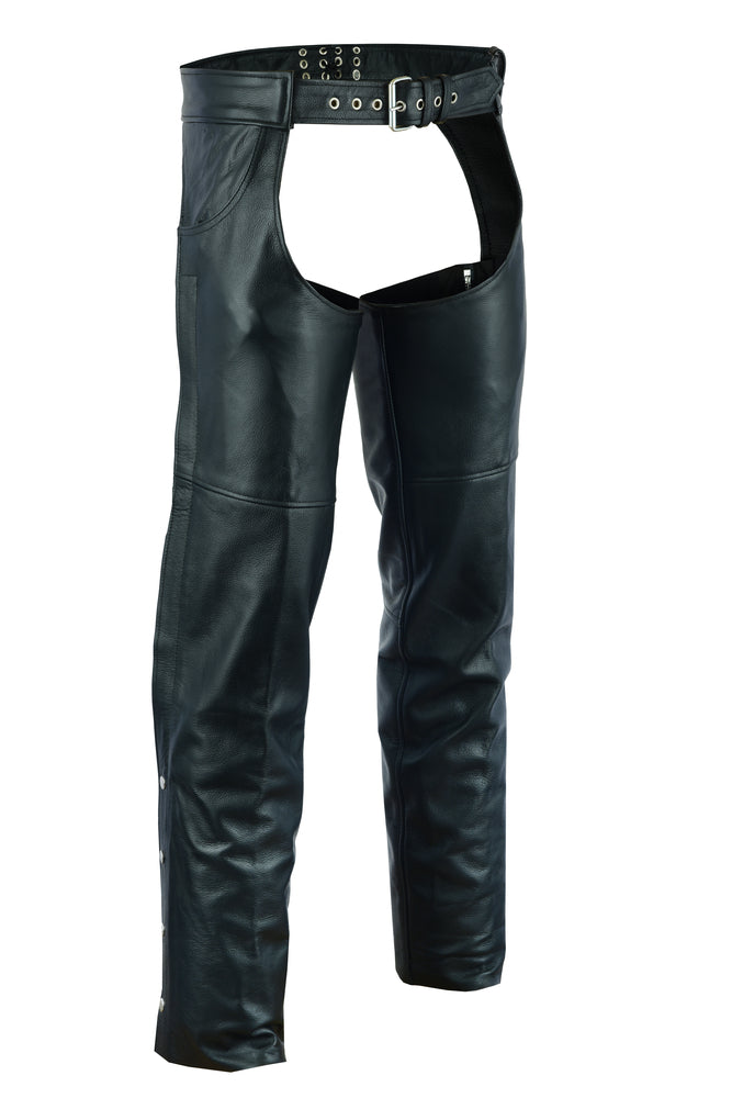 DS402 Unisex Chaps with 2 Jean Style Pockets Unisex Chaps & Pants Virginia City Motorcycle Company Apparel 