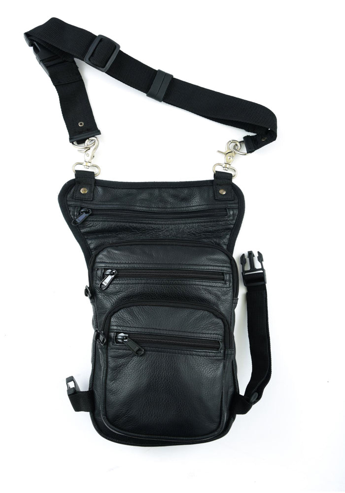 DS5851 Large Thigh Bag w/Waist belt Sling & Thigh Bags Virginia City Motorcycle Company Apparel 