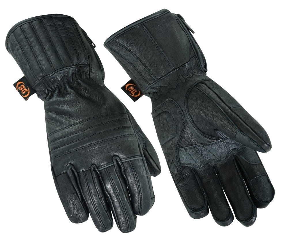 DS32   Superior Features Insulated Cruiser Glove Men's Gauntlet Gloves Virginia City Motorcycle Company Apparel 