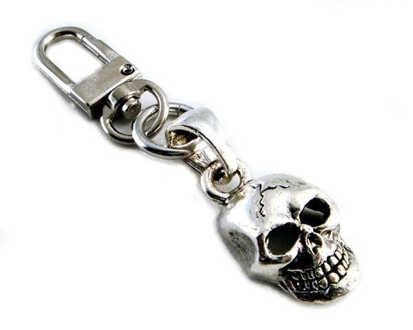 K-SKULLXL Skull XL Clip-on Wallet Chains/Key Leash Virginia City Motorcycle Company Apparel 