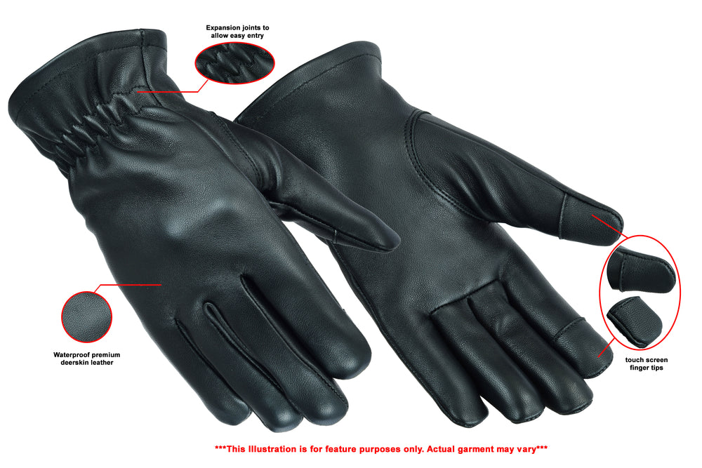 DS52 Deerskin Unlined Glove New Arrivals Virginia City Motorcycle Company Apparel 