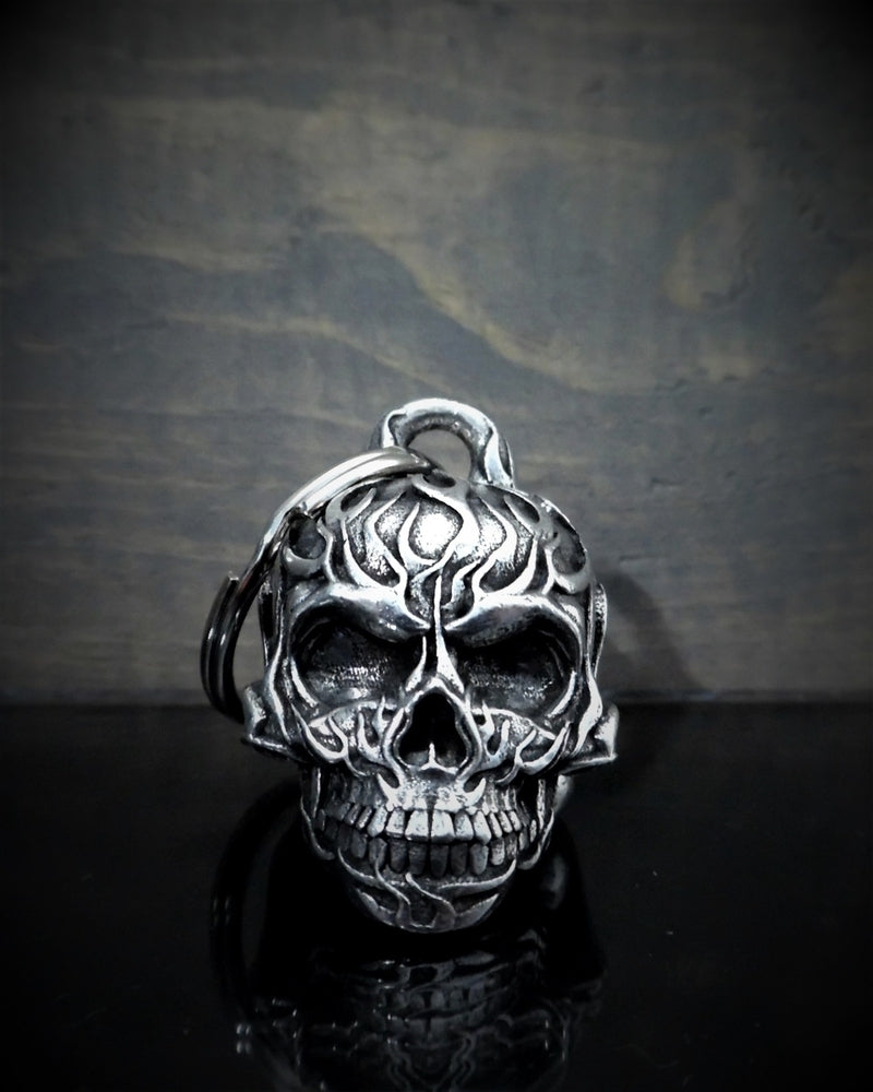 BB-53 Flame Skull Bell Bravo Bells Virginia City Motorcycle Company Apparel 