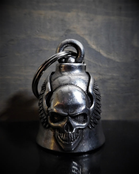 BB-60 Skull Up Wing Bell Bravo Bells Virginia City Motorcycle Company Apparel 