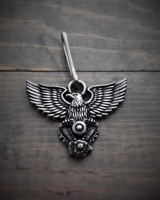 BZP-23 Eagle V-Twin Zipper Pull New Arrivals Virginia City Motorcycle Company Apparel 