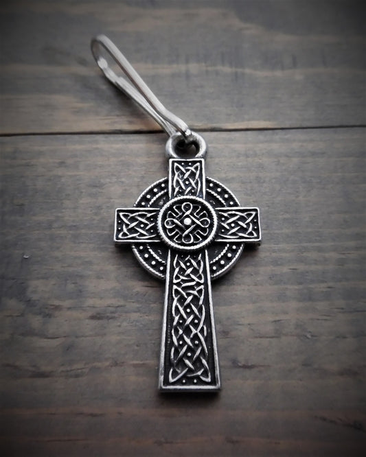 BZP-21 Celtic Cross Zipper Pull Zipper Pulls Virginia City Motorcycle Company Apparel 