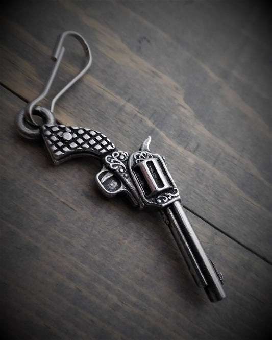 BZP-24 Revolver Zipper Pull Zipper Pulls Virginia City Motorcycle Company Apparel 