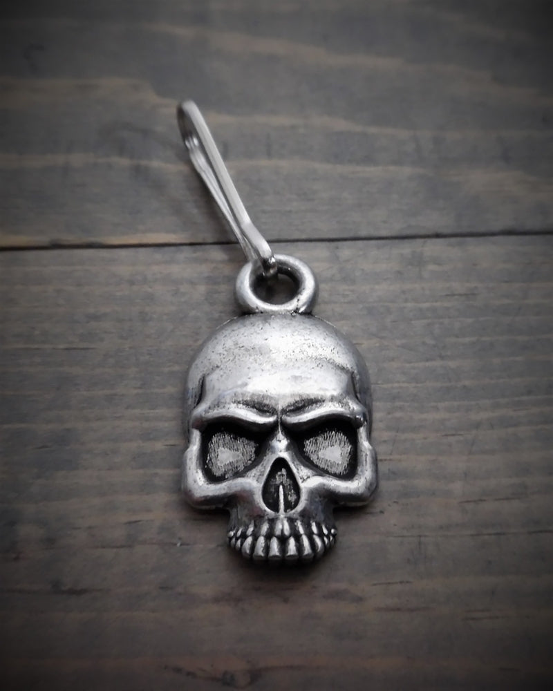 BZP-26 Skull Zipper Pull Zipper Pulls Virginia City Motorcycle Company Apparel 