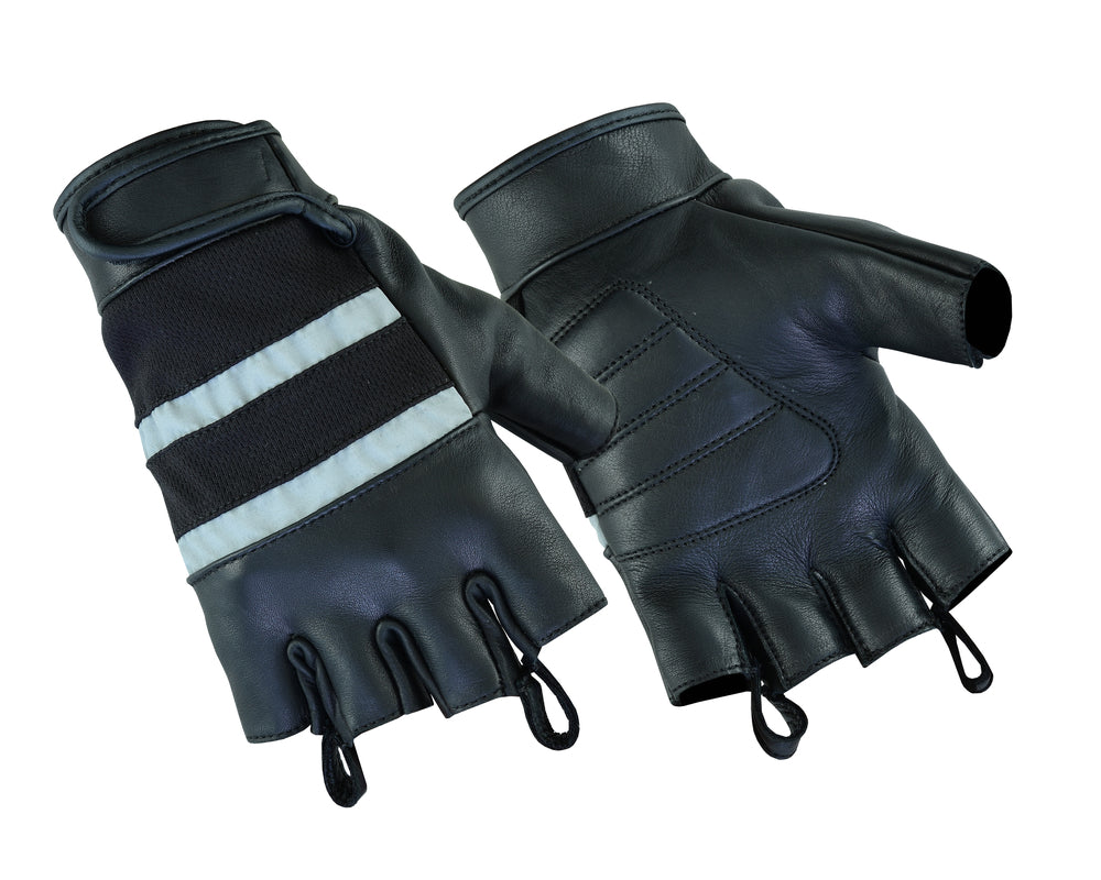 DS15 Traditional Fingerless Glove Men's Fingerless Gloves Virginia City Motorcycle Company Apparel 