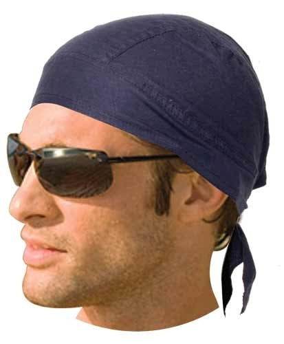 HW2679 Headwrap Solid Navy Headwraps Virginia City Motorcycle Company Apparel 