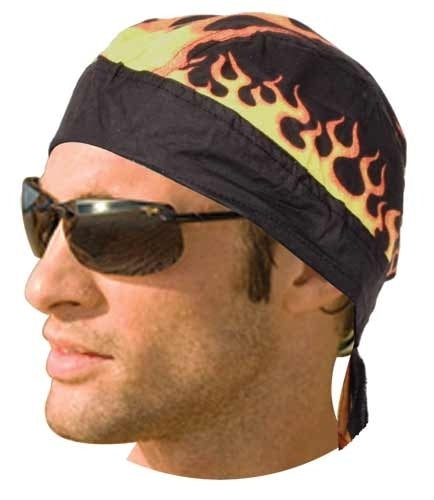 HW2684 Headwrap Flames Headwraps Virginia City Motorcycle Company Apparel 