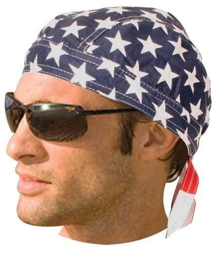 HW2671 Headwrap American Flag Headwraps Virginia City Motorcycle Company Apparel 