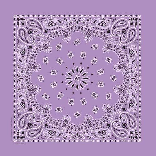 NT4405 Bandana Paisley Lavender Bandanas Virginia City Motorcycle Company Apparel 