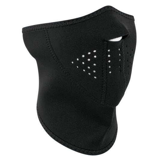 WNFM114H3 3-Panel Half Mask, Neoprene, Black Half Facemasks Virginia City Motorcycle Company Apparel 