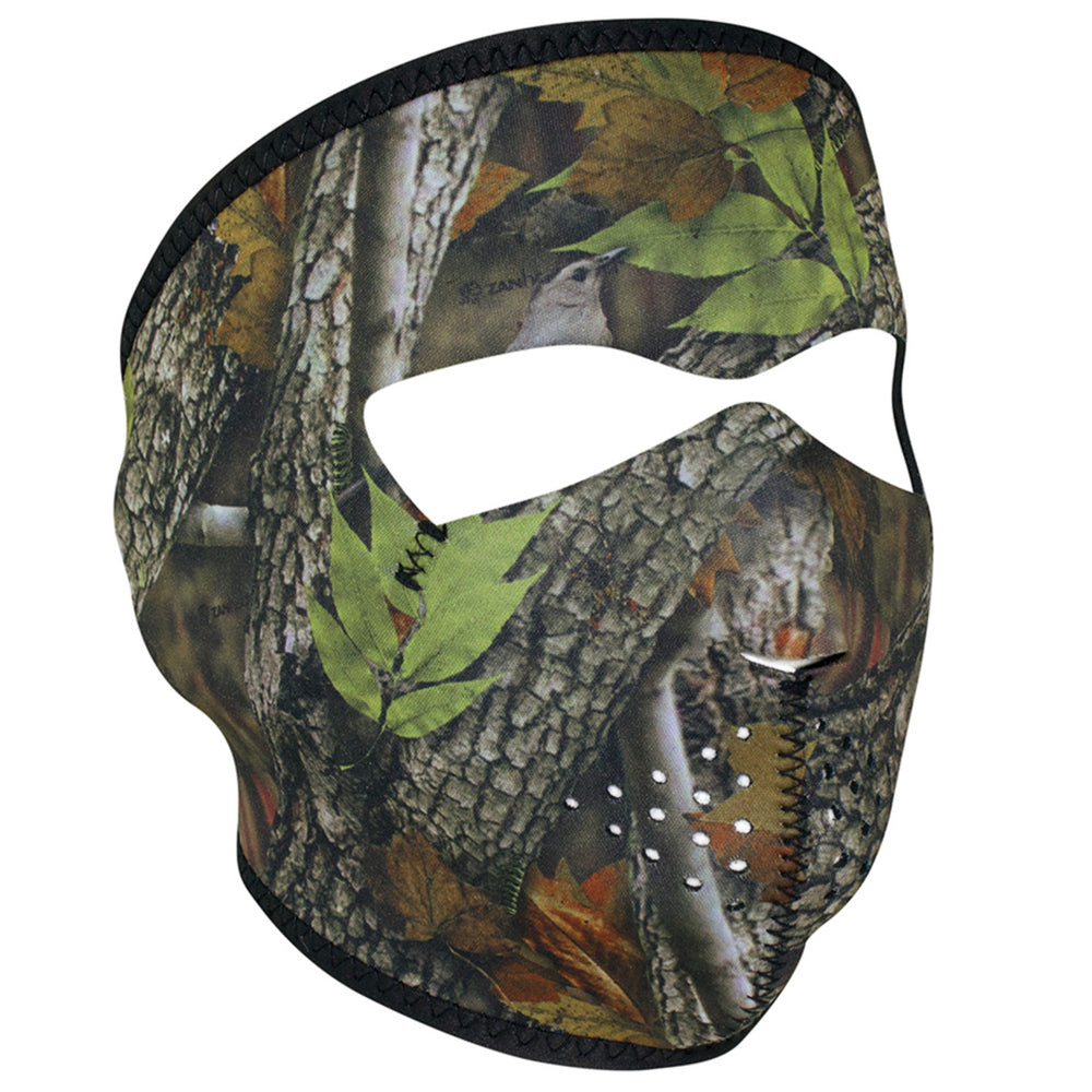 WNFM238 ZAN® Full Mask- Neoprene- Forest Camo Full Facemasks Virginia City Motorcycle Company Apparel 