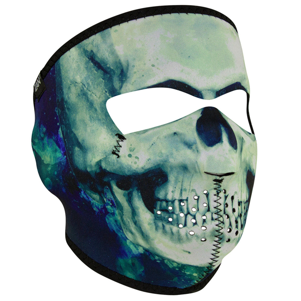 WNFM414 ZAN® Full Mask- Neoprene- Paint Skull Full Facemasks Virginia City Motorcycle Company Apparel 