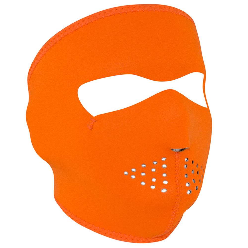 WNFM142 ZAN® Full Mask- Neoprene- High-Visibility Orange Full Facemasks Virginia City Motorcycle Company Apparel 