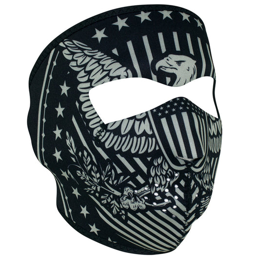 WNFM412 ZAN® Full Mask- Neoprene- Vintage Eagle Full Facemasks Virginia City Motorcycle Company Apparel 