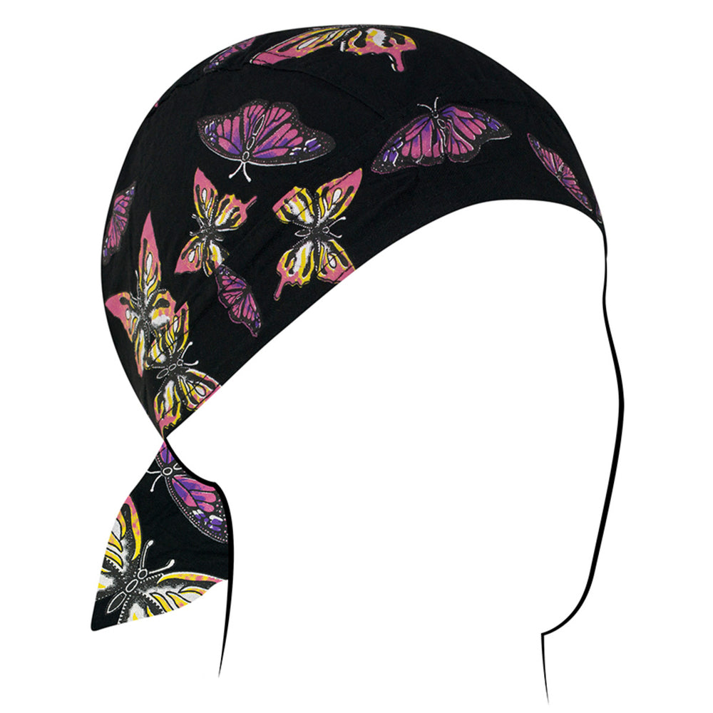 Z336 Flydanna®, Cotton, Mixed Butterflies Headwraps Virginia City Motorcycle Company Apparel 