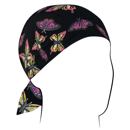 Z336 Flydanna®, Cotton, Mixed Butterflies Headwraps Virginia City Motorcycle Company Apparel 