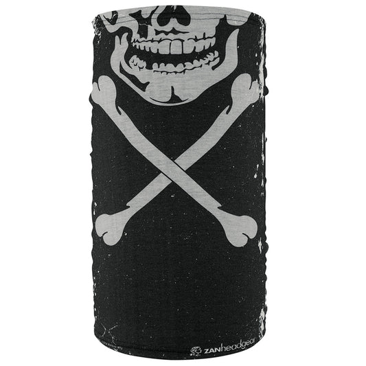 TF227 Motley Tube® Fleece Lined- Skull Xbones Head/Neck/Sleeve Gear Virginia City Motorcycle Company Apparel 