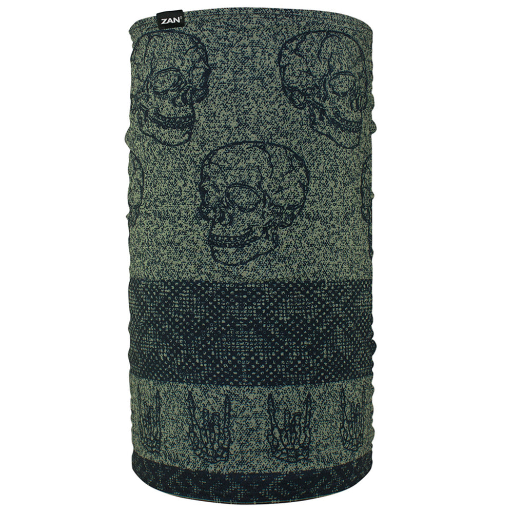 TF123 Motley Tube® Fleece Lined- Skull Fairisle Head/Neck/Sleeve Gear Virginia City Motorcycle Company Apparel 