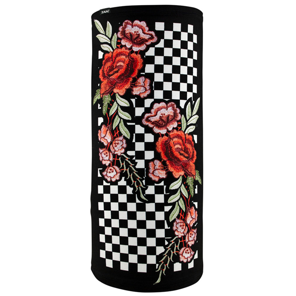 TL421 Motley Tube®, SportFlex(tm) Series- Checkered Floral Head/Neck/Sleeve Gear Virginia City Motorcycle Company Apparel 