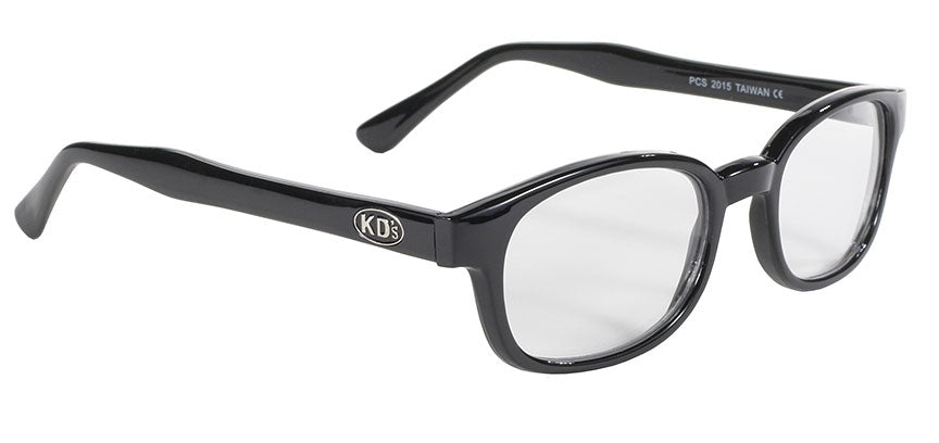 2015 KD's Blk Frame/Clear Lens Sunglasses Virginia City Motorcycle Company Apparel 