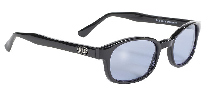 2012 KD's Blk Frame/Light Blue Lens Sunglasses Virginia City Motorcycle Company Apparel 