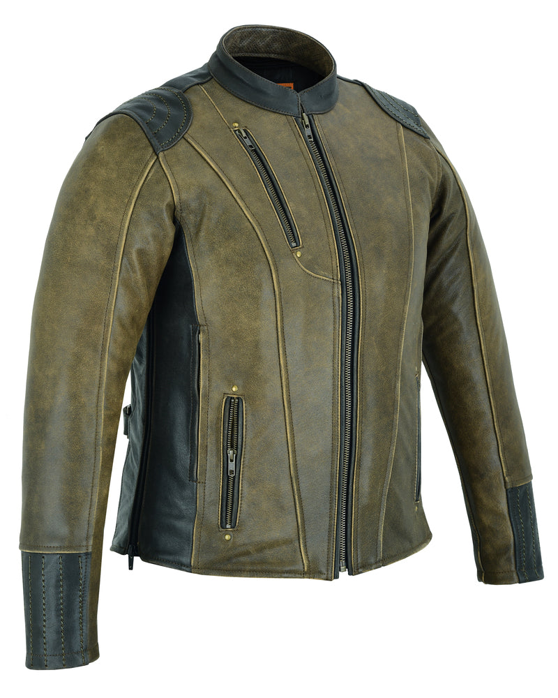 DS830 Women's Dressed to the Nine Jacket Women's Leather Motorcycle Jackets Virginia City Motorcycle Company Apparel 