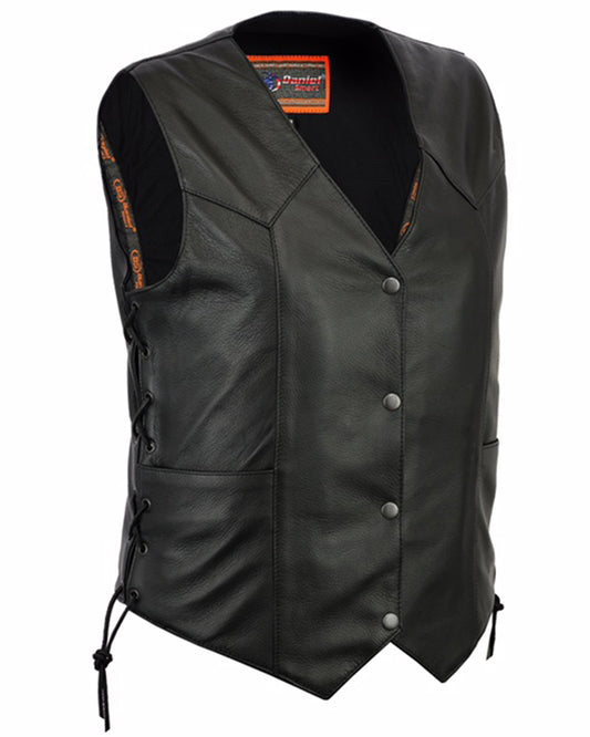 DS254 New Catch Women's Vests Virginia City Motorcycle Company Apparel 