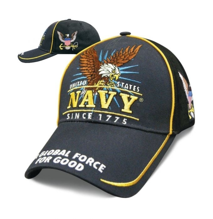 SVICNV Victory - Navy Hat Hats Virginia City Motorcycle Company Apparel 