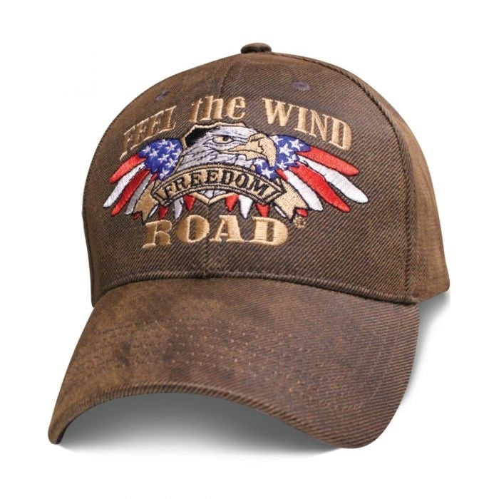SBFTWO Premium Biker Feel The Wind Oilskin Hat Hats Virginia City Motorcycle Company Apparel 