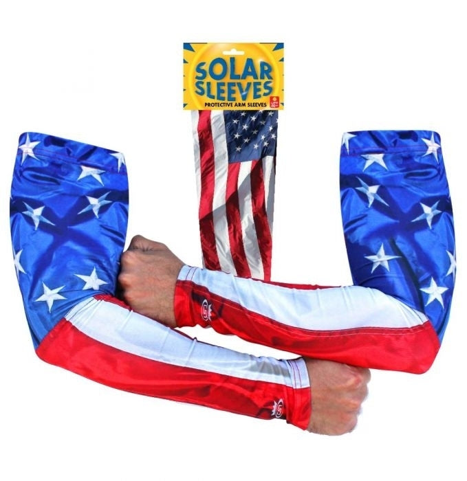 SOLSL4 Solar Sleeve USA Flag Head/Neck/Sleeve Gear Virginia City Motorcycle Company Apparel 
