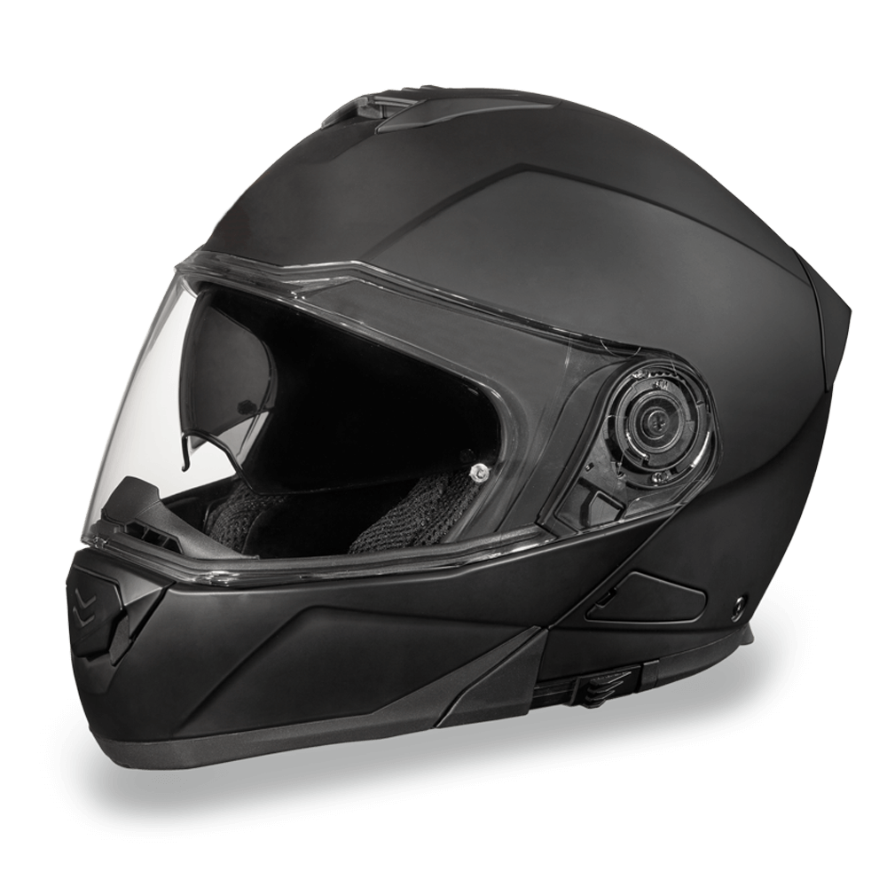 MG1-B D.O.T. DAYTONA GLIDE - DULL BLACK Modular Helmets Virginia City Motorcycle Company Apparel 