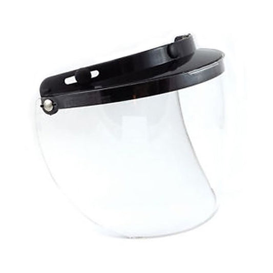 02-205 3 Snap Flip Shield - Hard Coated Clear New Arrivals Virginia City Motorcycle Company Apparel 