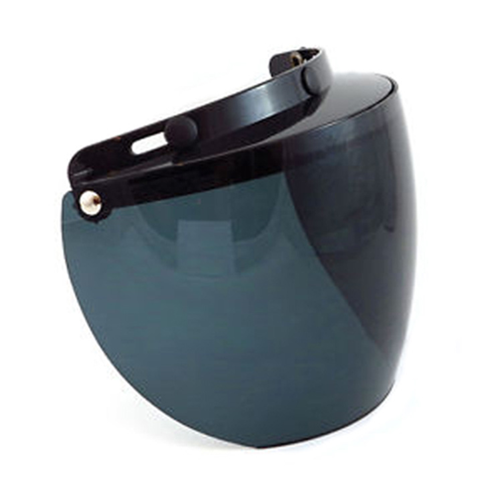 02-201 3 Snap Flip Shield - Hard Coated Smoke Helmet Accessories Virginia City Motorcycle Company Apparel 