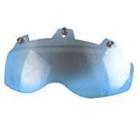 02-312 3 Snap Shorty Shield - Hard Coated Blue Mirror Helmet Accessories Virginia City Motorcycle Company Apparel 
