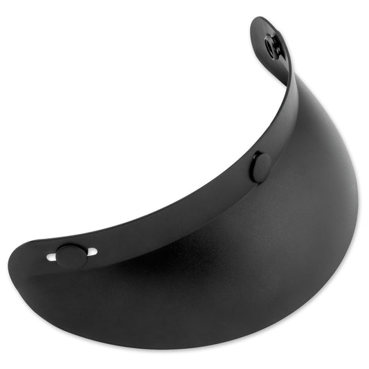 01-006 3-Snap Universal Standard Visor - Flat Black Helmet Accessories Virginia City Motorcycle Company Apparel 