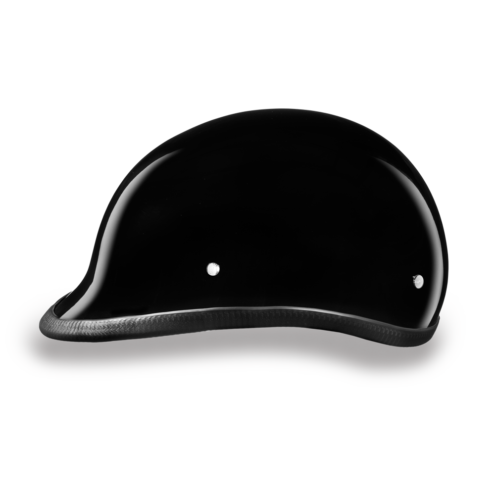 H1-A D.O.T. HAWK: HI-GLOSS BLACK Polo Style Helmets Virginia City Motorcycle Company Apparel 