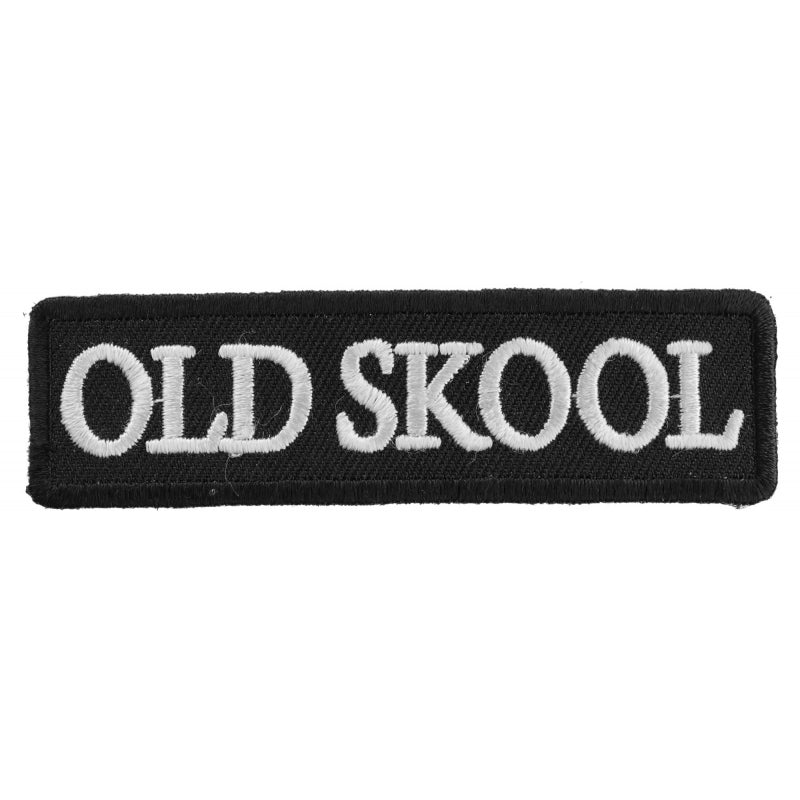 P1411 Old Skool Biker Saying Patch Patches Virginia City Motorcycle Company Apparel 