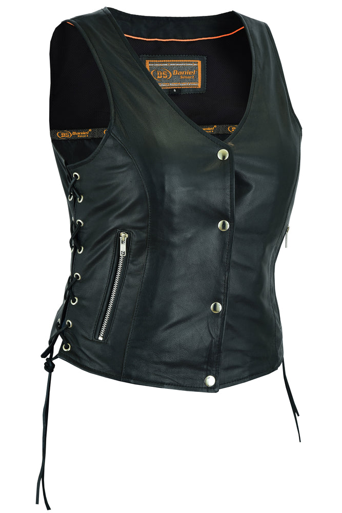 DS294 Women's Full Cut Great Fit Vest Women's Vests Virginia City Motorcycle Company Apparel 