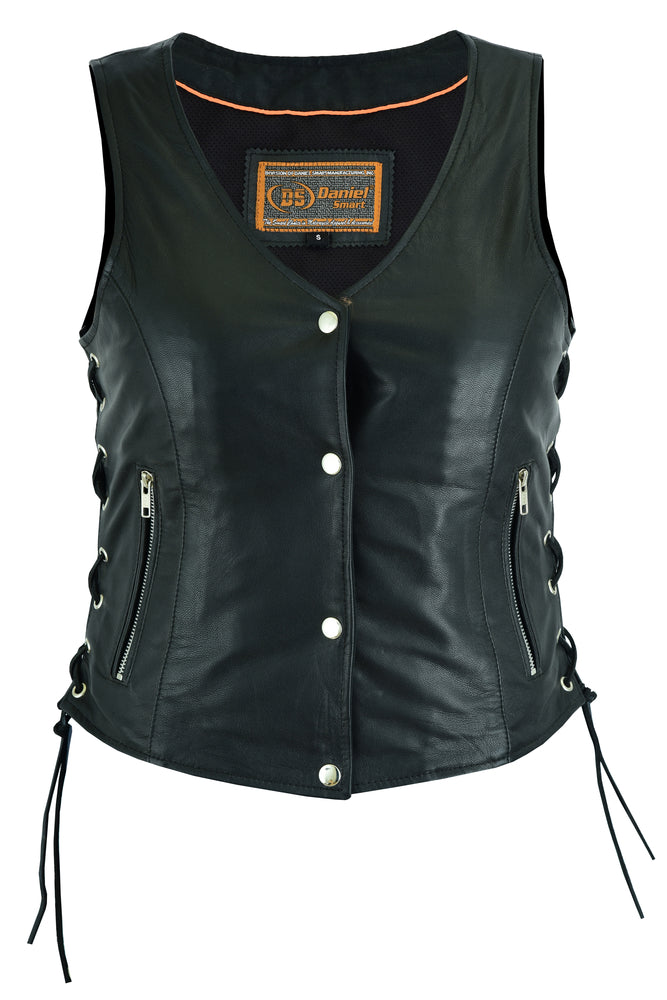 DS294 Women's Full Cut Great Fit Vest Women's Vests Virginia City Motorcycle Company Apparel 